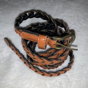 Braided Leather Belt